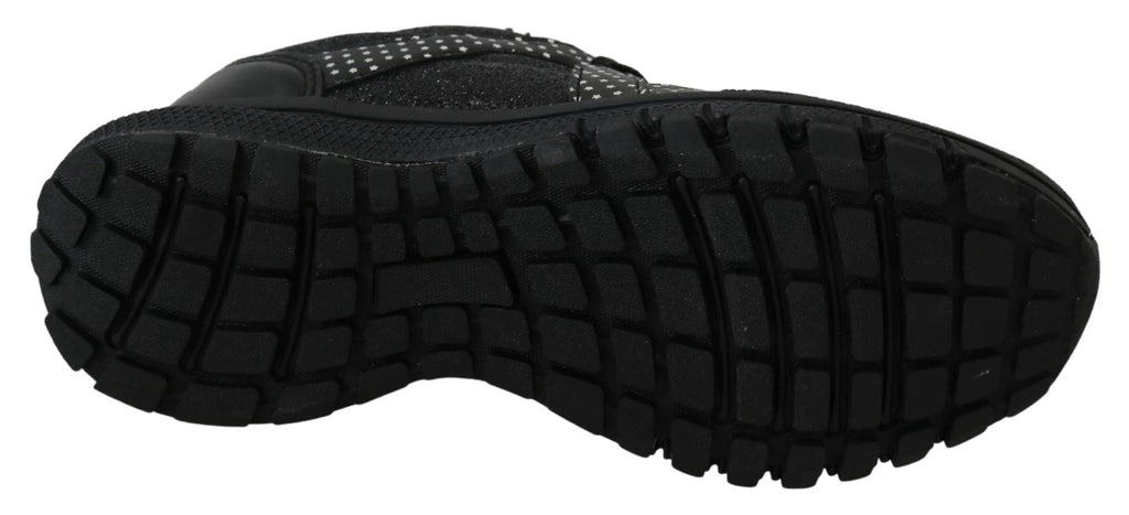 Philipp Plein Black Running Jasmines Sneakers Shoes by Philipp Plein