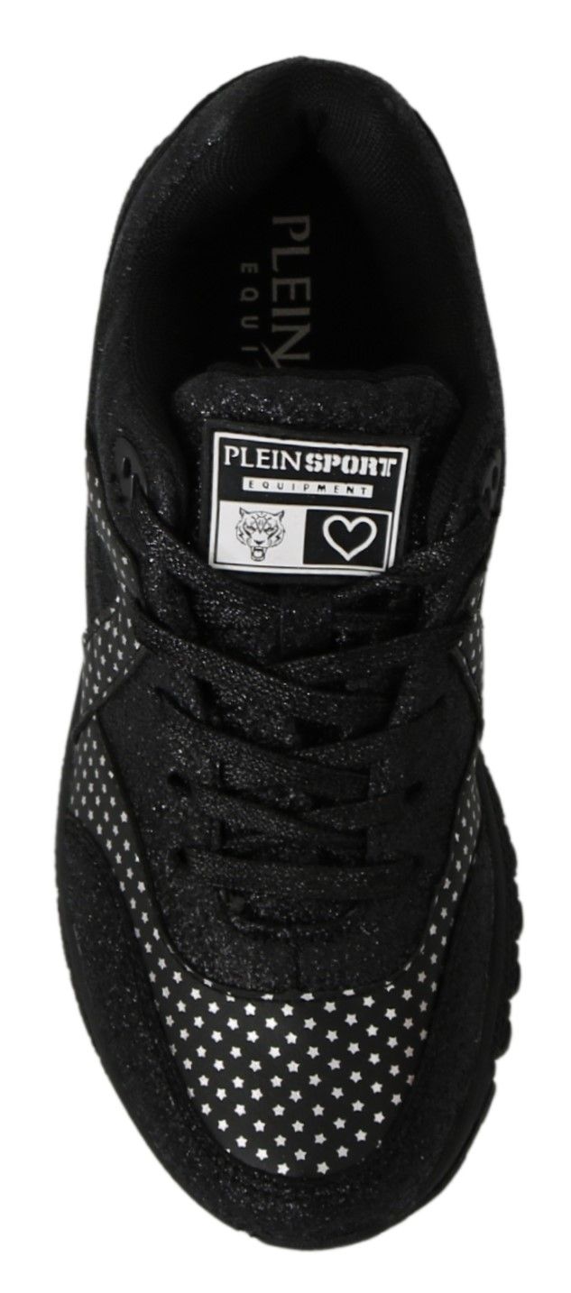 Philipp Plein Black Running Jasmines Sneakers Shoes by Philipp Plein