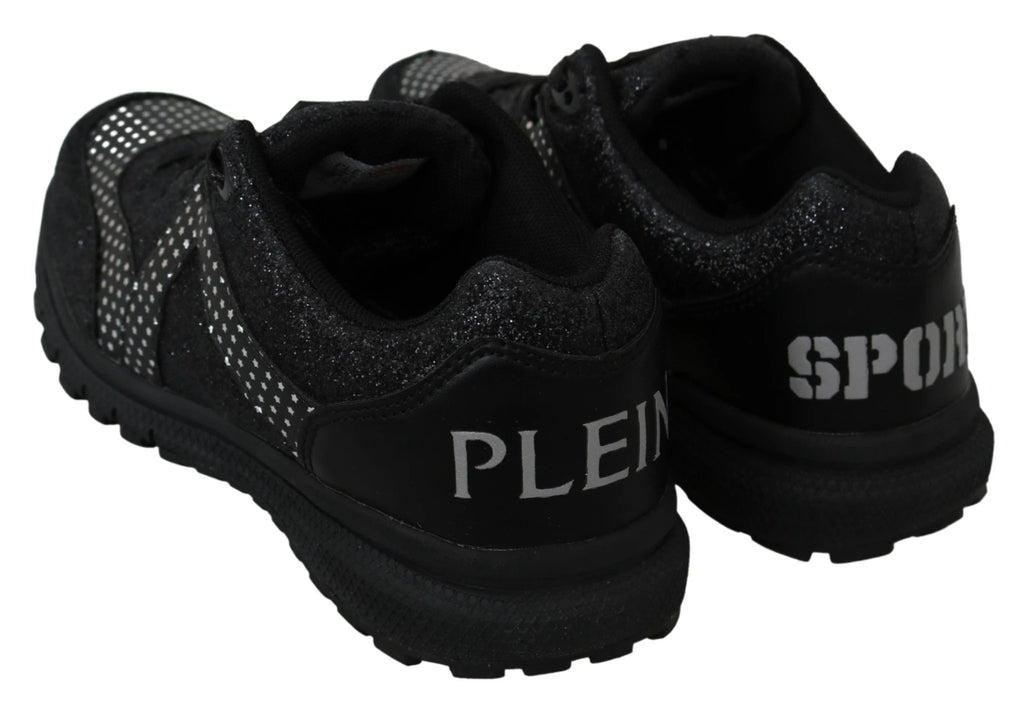Philipp Plein Black Running Jasmines Sneakers Shoes by Philipp Plein