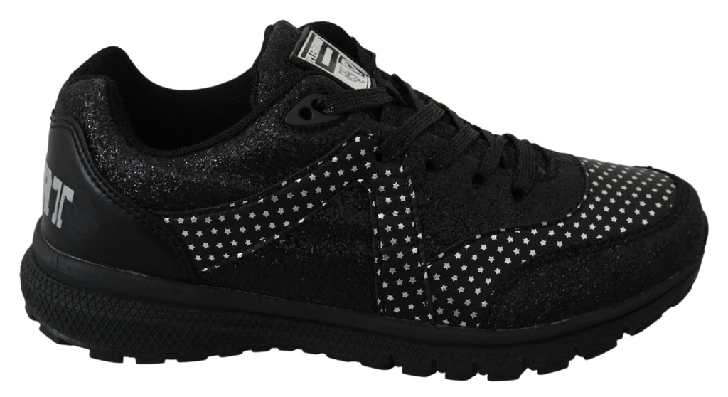 Philipp Plein Black Running Jasmines Sneakers Shoes by Philipp Plein