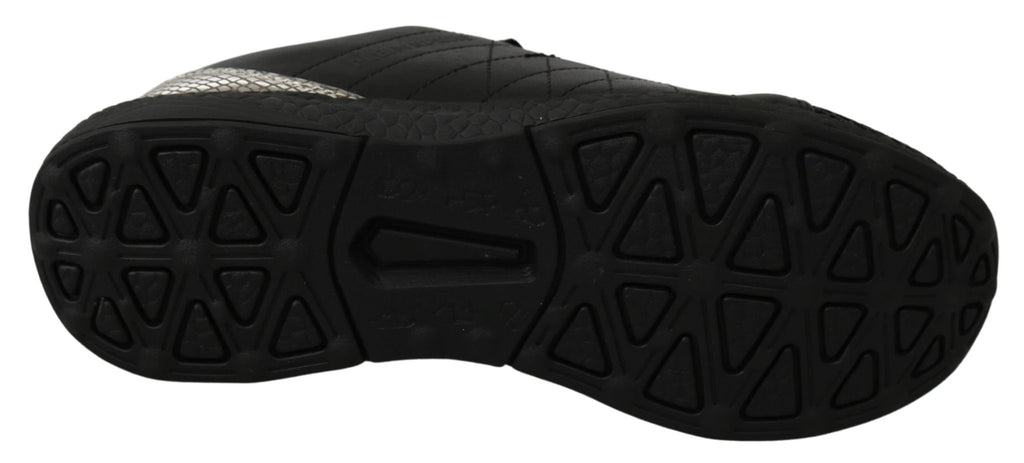 Philipp Plein Black Casual Running Sneakers Shoes by Philipp Plein