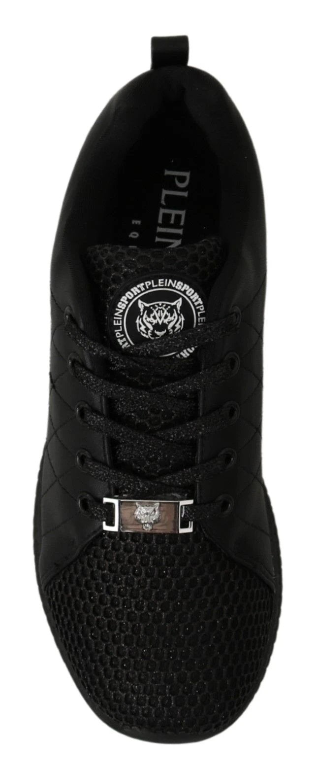 Philipp Plein Black Casual Running Sneakers Shoes by Philipp Plein