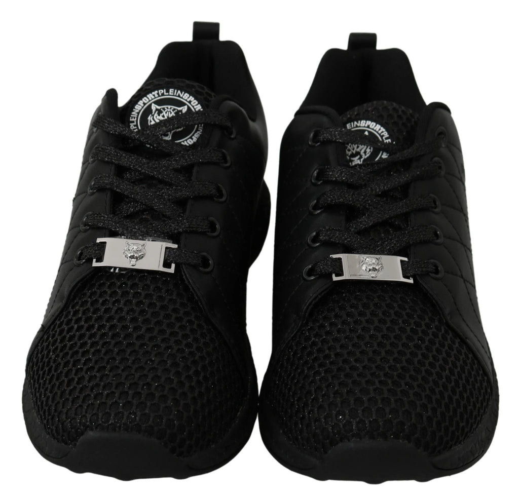 Philipp Plein Black Casual Running Sneakers Shoes by Philipp Plein