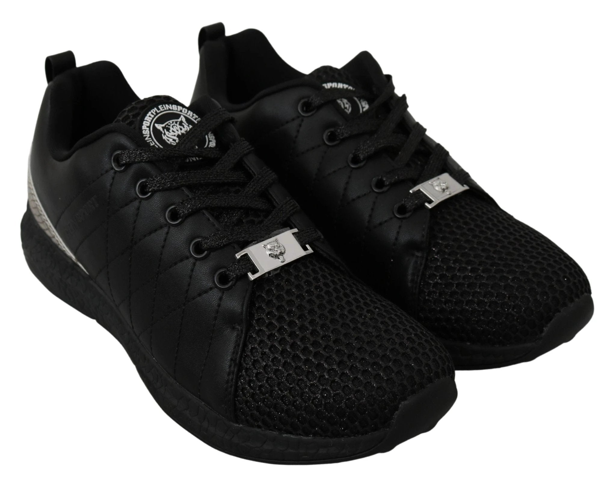 Philipp Plein Black Casual Running Sneakers Shoes by Philipp Plein