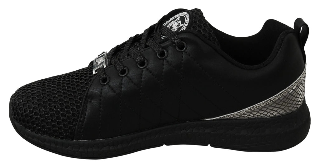 Philipp Plein Black Casual Running Sneakers Shoes by Philipp Plein