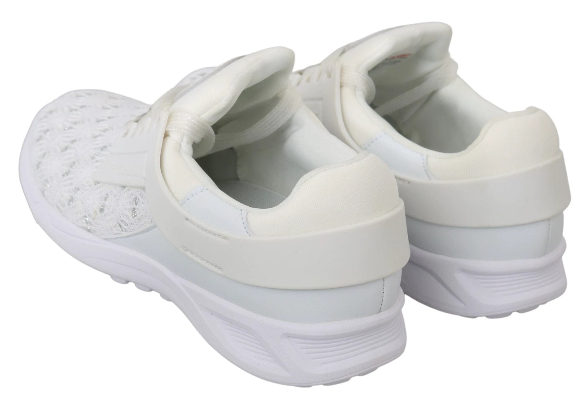 Philipp Plein White Polyester Casual Sneakers Shoes by Philipp Plein