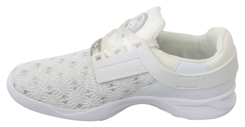 Philipp Plein White Polyester Casual Sneakers Shoes by Philipp Plein
