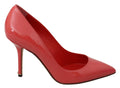 Dolce & Gabbana Dark Pink Patent Leather Heels Pumps by Dolce & Gabbana