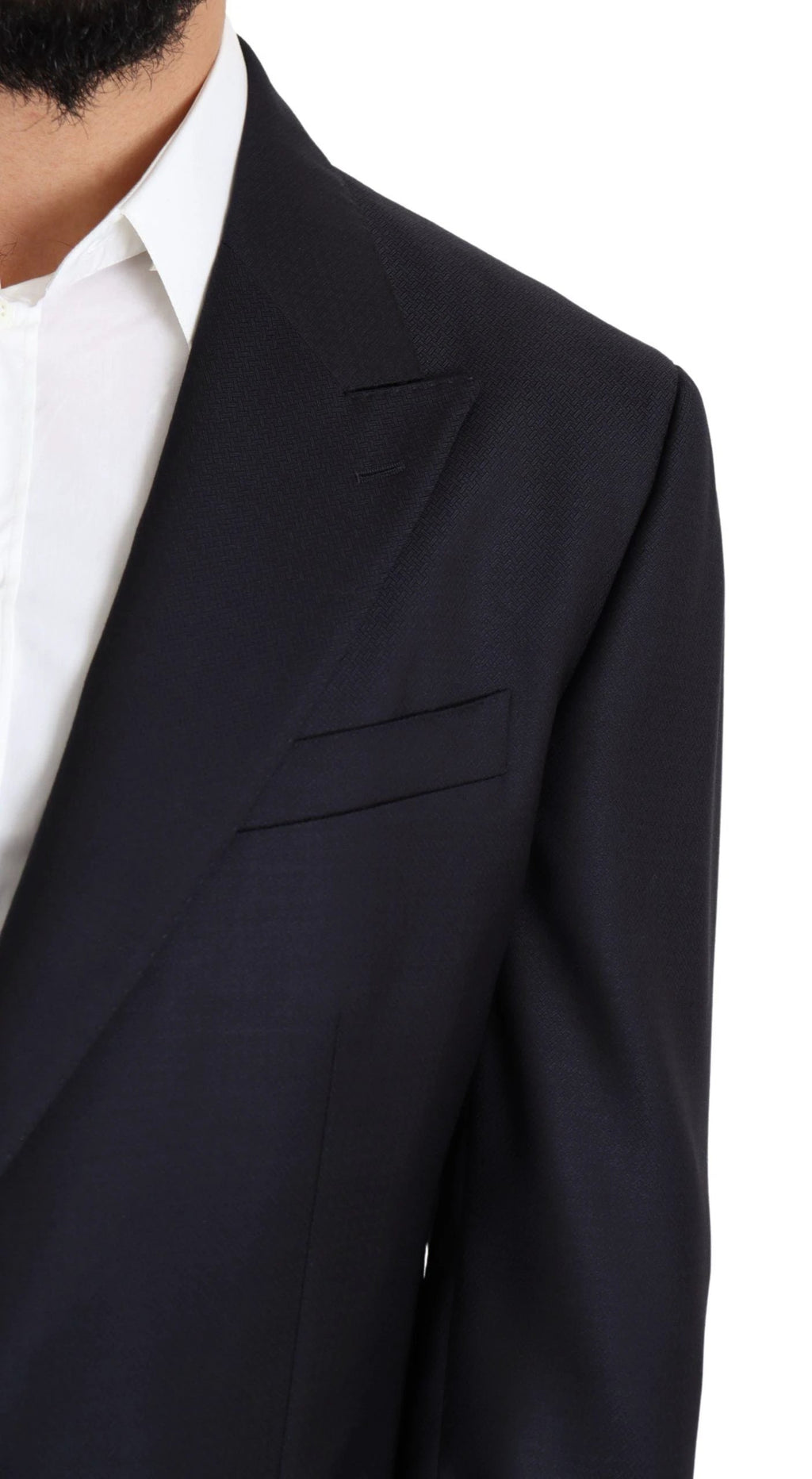 Dolce & Gabbana Black Wool Single Breasted NAPOLI Blazer by Dolce & Gabbana