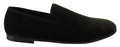 Dolce & Gabbana Green Velvet Slip On Mens Loafers Shoes by Dolce & Gabbana