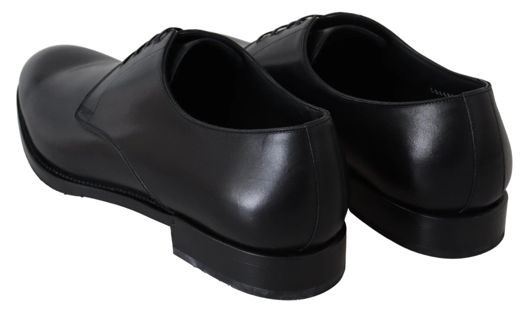 Dolce & Gabbana Black Leather SARTORIA Hand Made Shoes by Dolce & Gabbana