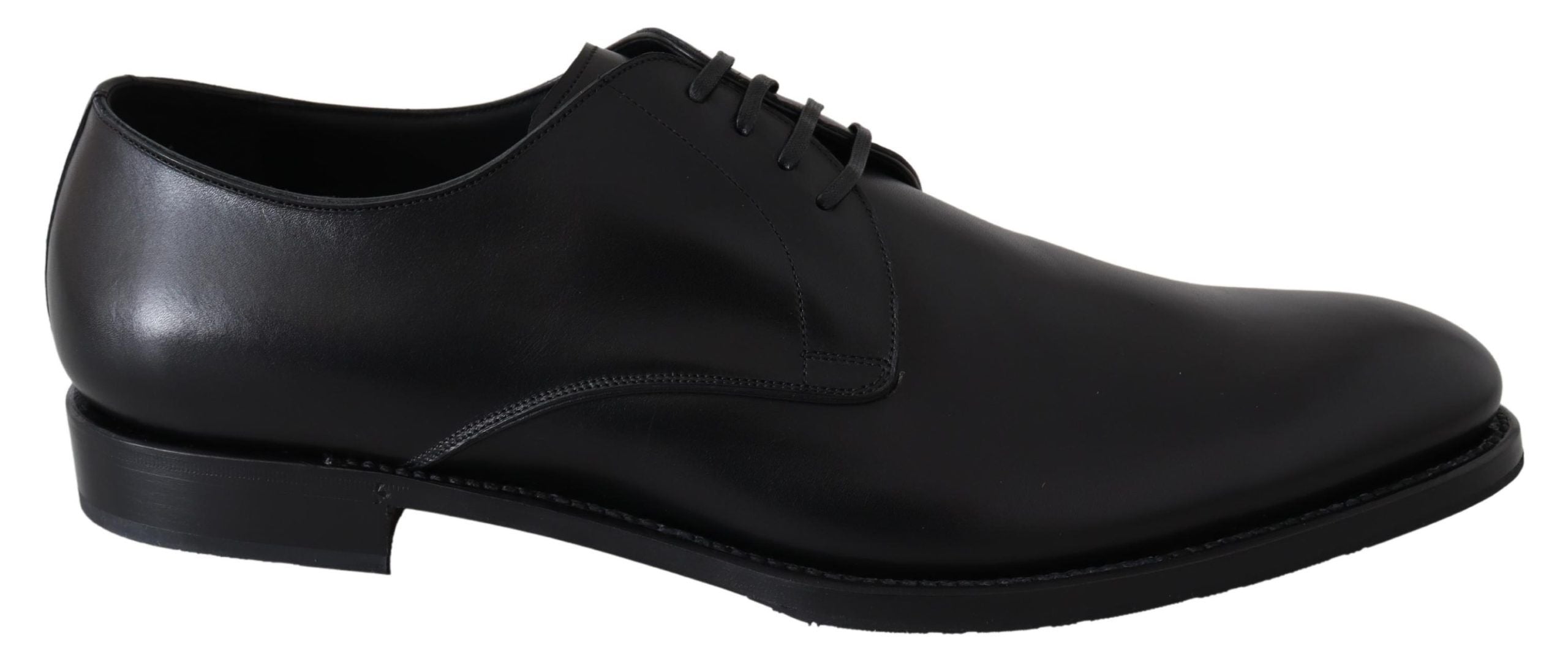 Dolce & Gabbana Black Leather SARTORIA Hand Made Shoes by Dolce & Gabbana