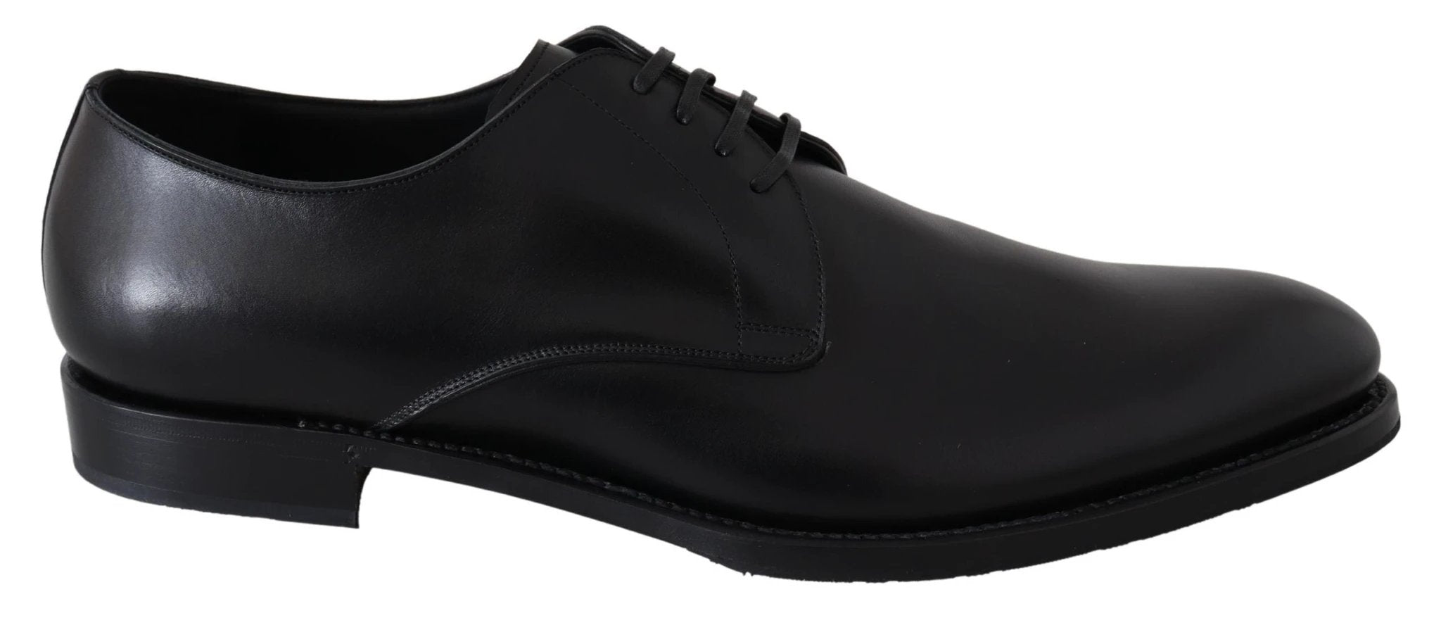 Dolce & Gabbana Black Leather SARTORIA Hand Made Shoes by Dolce & Gabbana