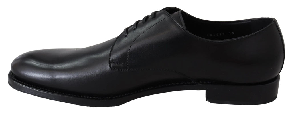 Dolce & Gabbana Black Leather SARTORIA Hand Made Shoes by Dolce & Gabbana
