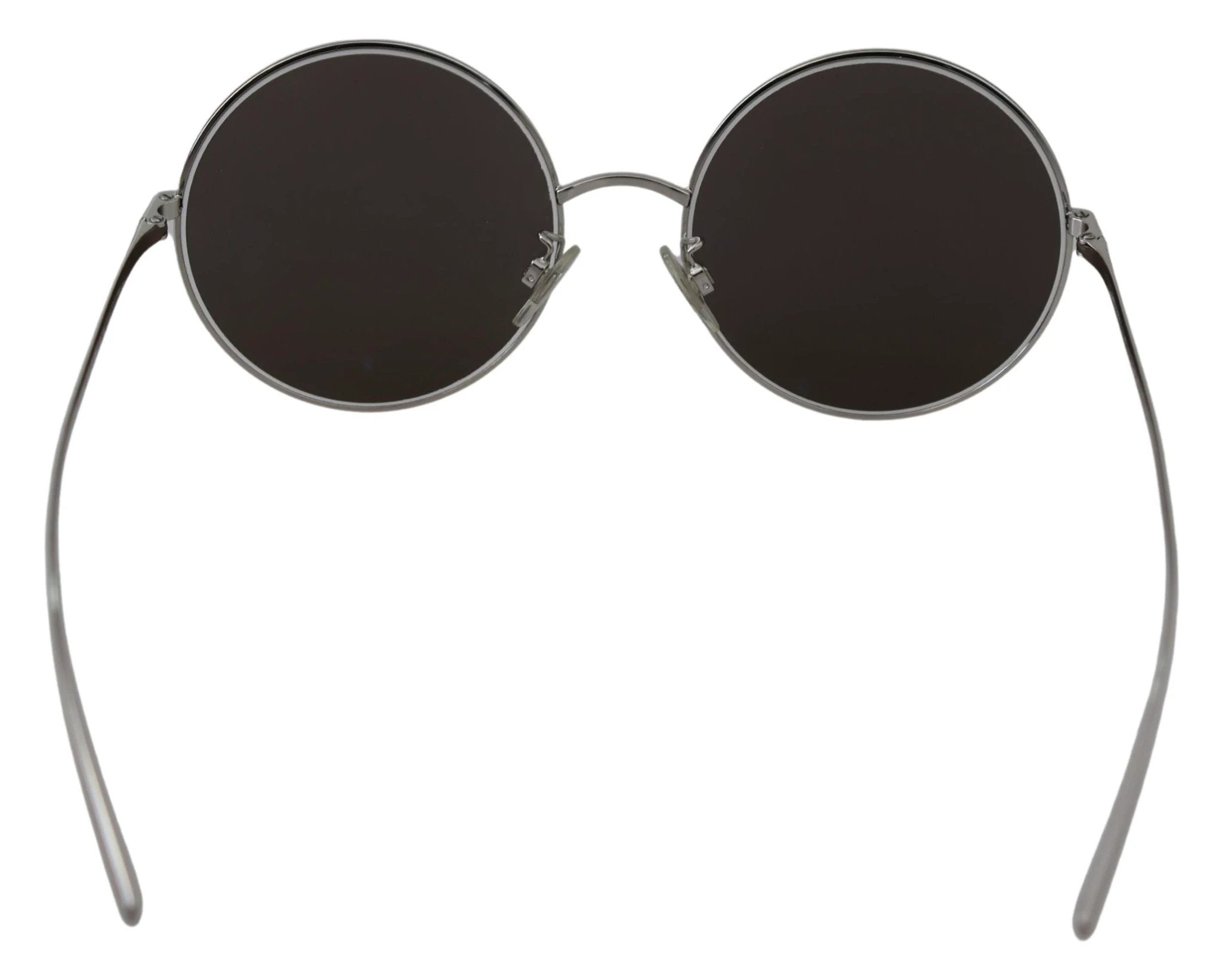 Dolce & Gabbana Silver Plated Round Gray Le nses Women Sunglasses by Dolce & Gabbana