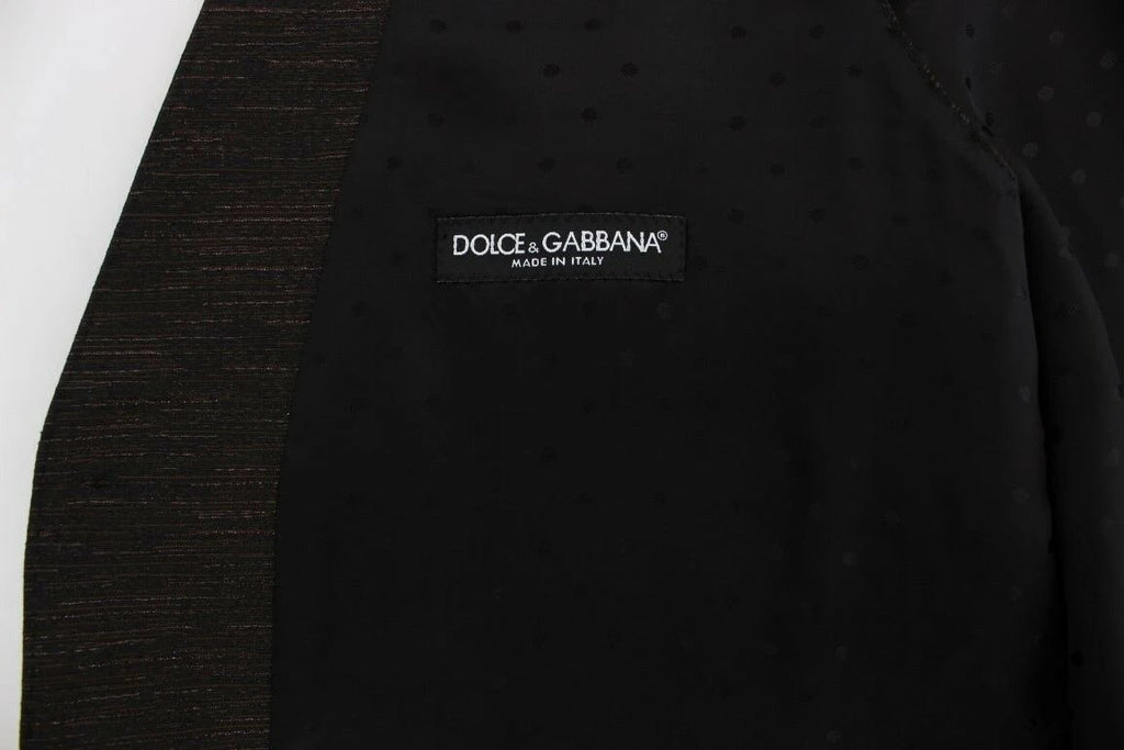 Dolce & Gabbana Black Wool Logo Dress Gilet Vest by Dolce & Gabbana