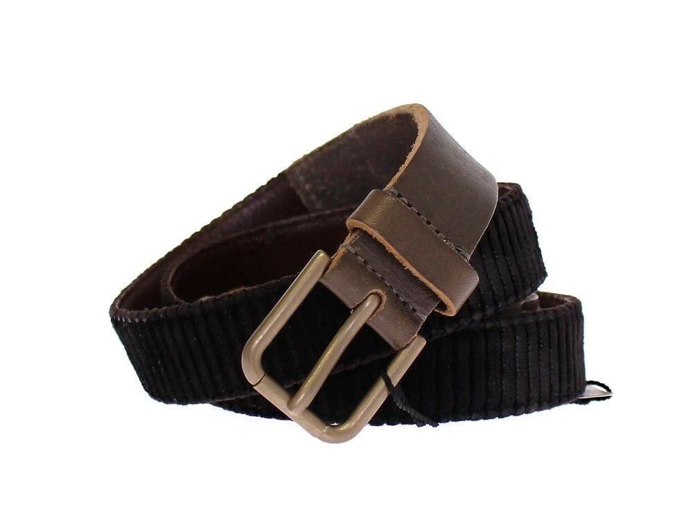 Dolce & Gabbana Brown Leather Logo Cintura Gürtel Belt by Dolce & Gabbana