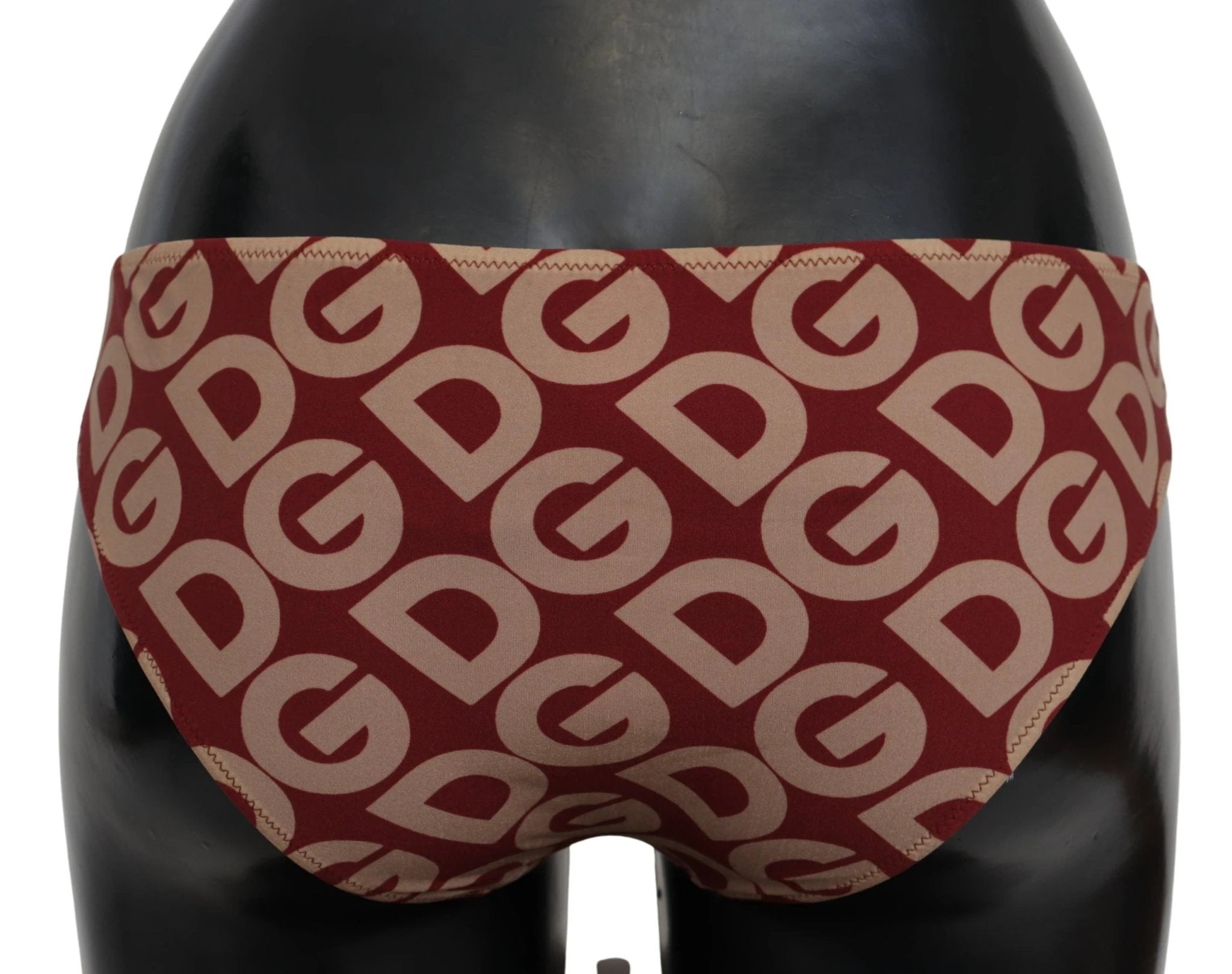 Dolce & Gabbana Multicolor DG Logo Print Bottom Beachwear Bikini Swimsuit by Dolce & Gabbana