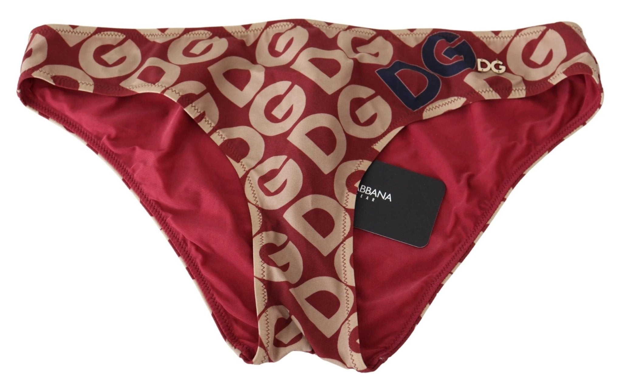 Dolce & Gabbana Multicolor DG Logo Print Bottom Beachwear Bikini Swimsuit by Dolce & Gabbana