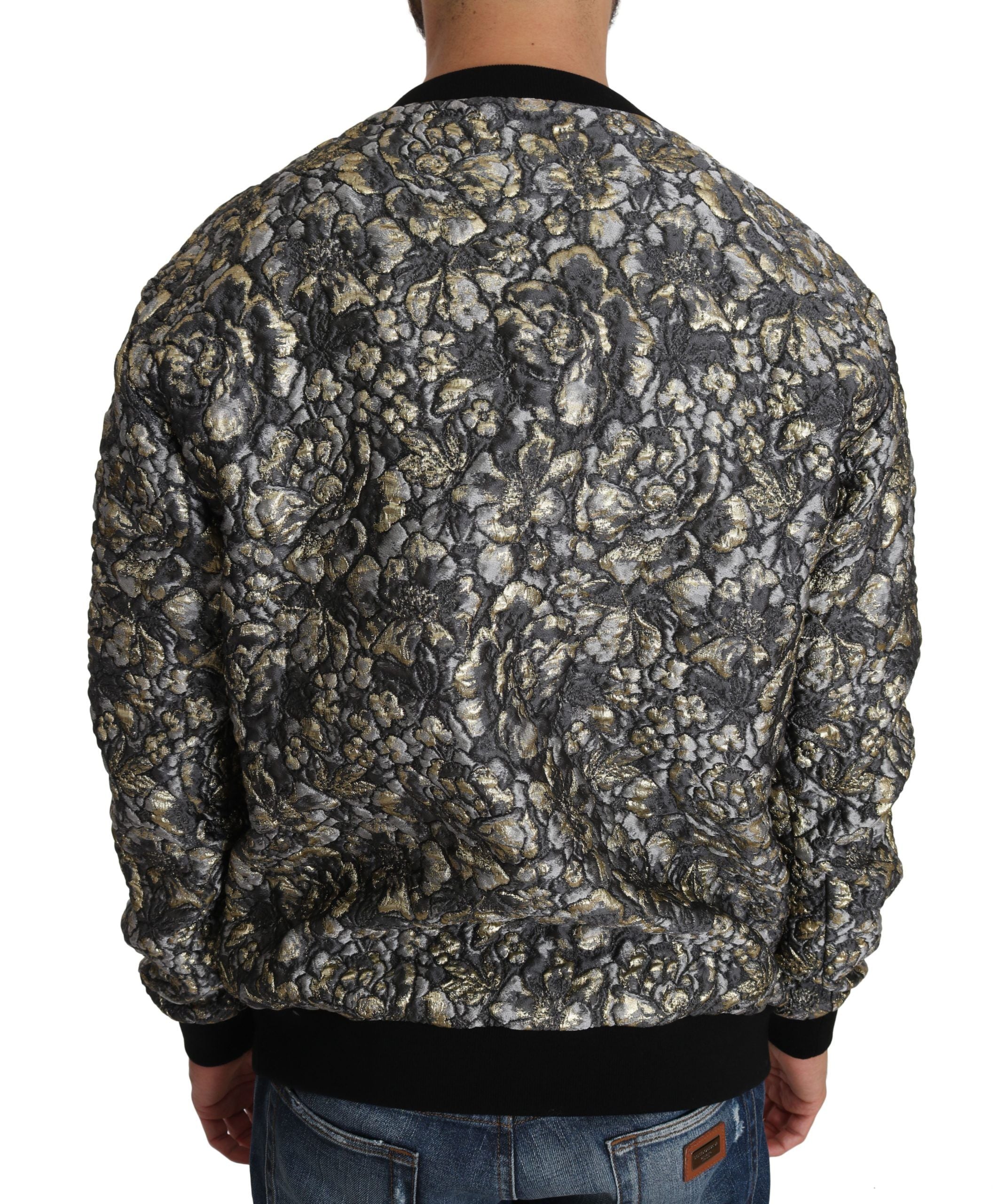 Dolce & Gabbana Multicolor SAMBA Jacquard Palmtree Pullover Sweater by Dolce & Gabbana