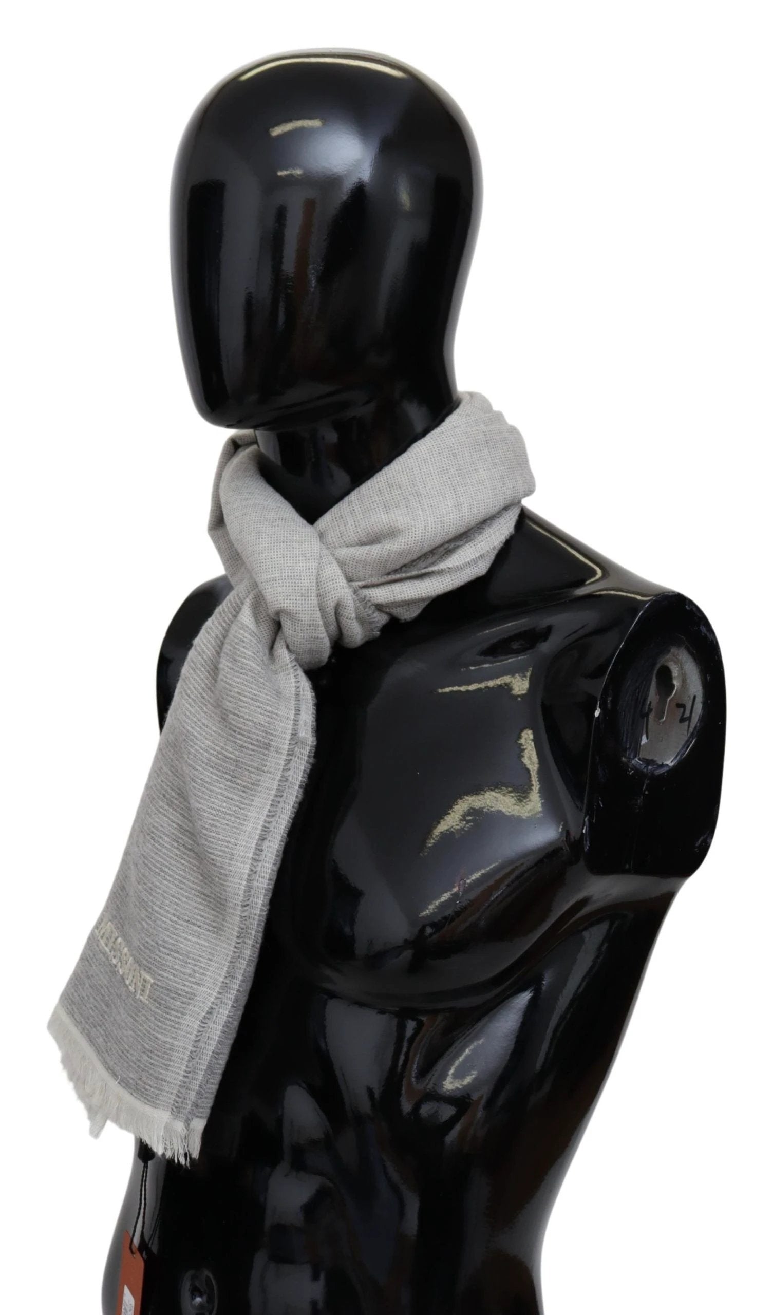 Missoni Beige 100% Wool Unisex Neck Wrap Scarf by Missoni