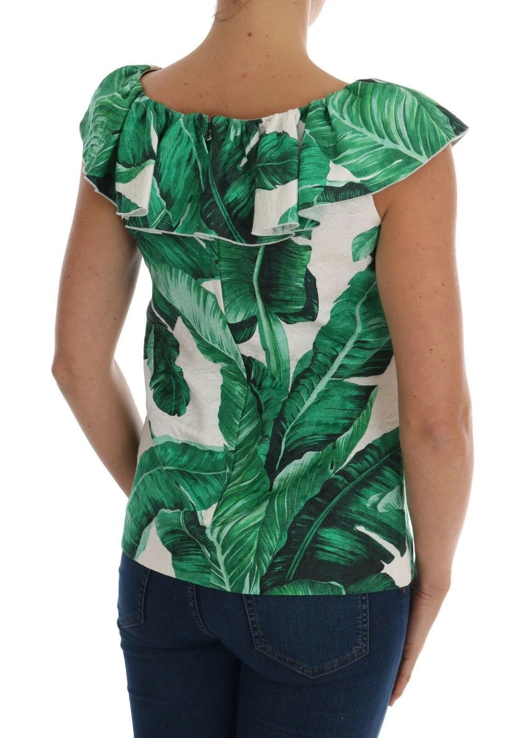 Dolce & Gabbana Pineapple Banana Sequins Blouse T-shirt by Dolce & Gabbana