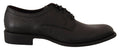 Dolce & Gabbana Black Leather Lace Up Mens Formal Derby Shoes by Dolce & Gabbana