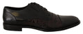 Dolce & Gabbana Black Leather Exotic Skins Formal Shoes by Dolce & Gabbana