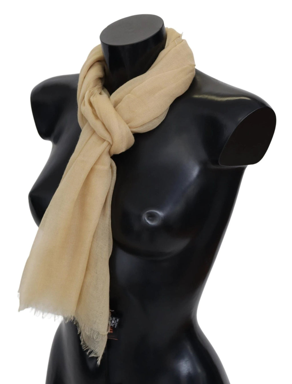 Missoni Beige Cashmere Unisex Neck Scarf by Missoni