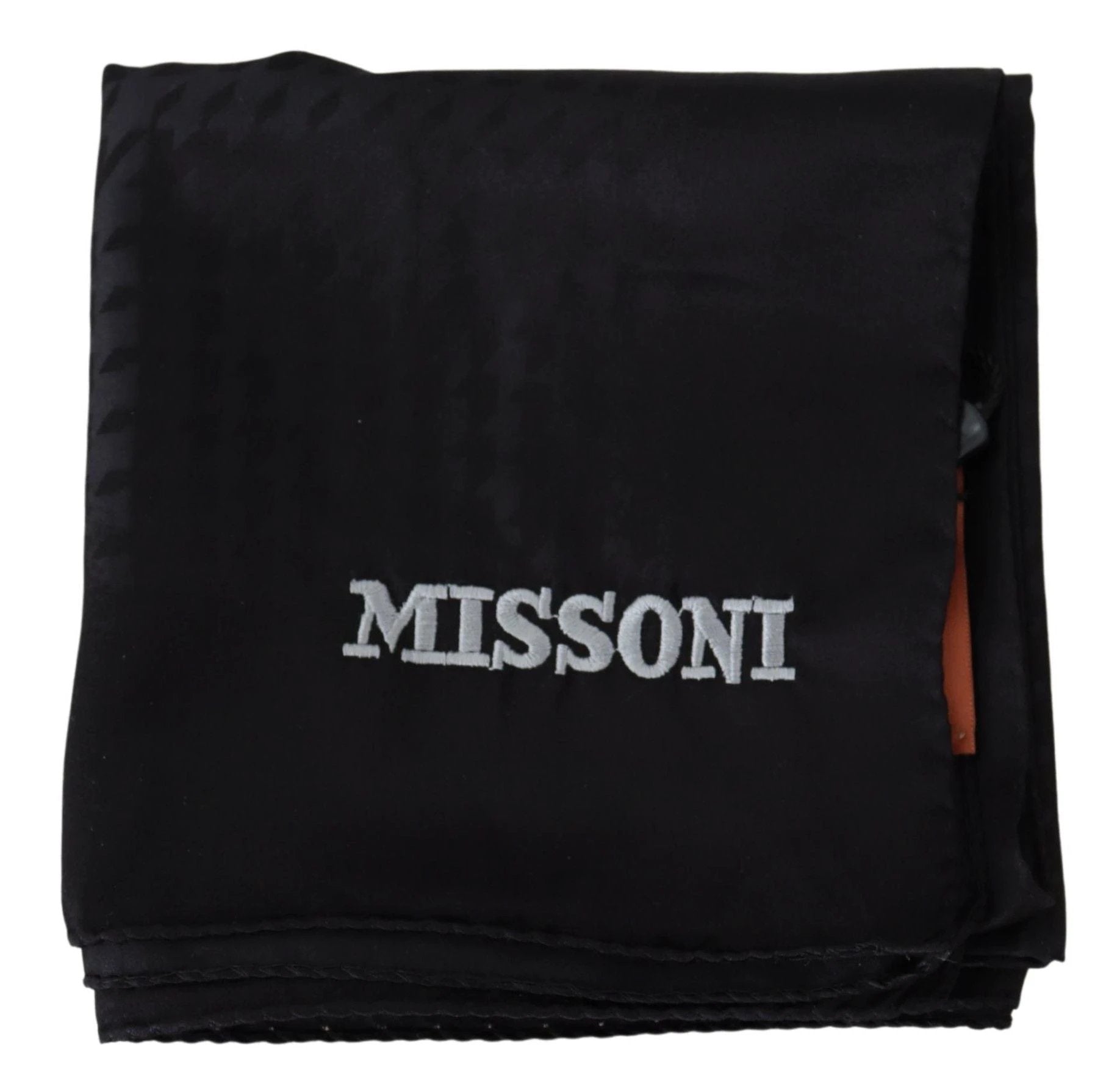 Missoni Black Wool Knit Unisex Neck Wrap Shawl Scarf by Missoni