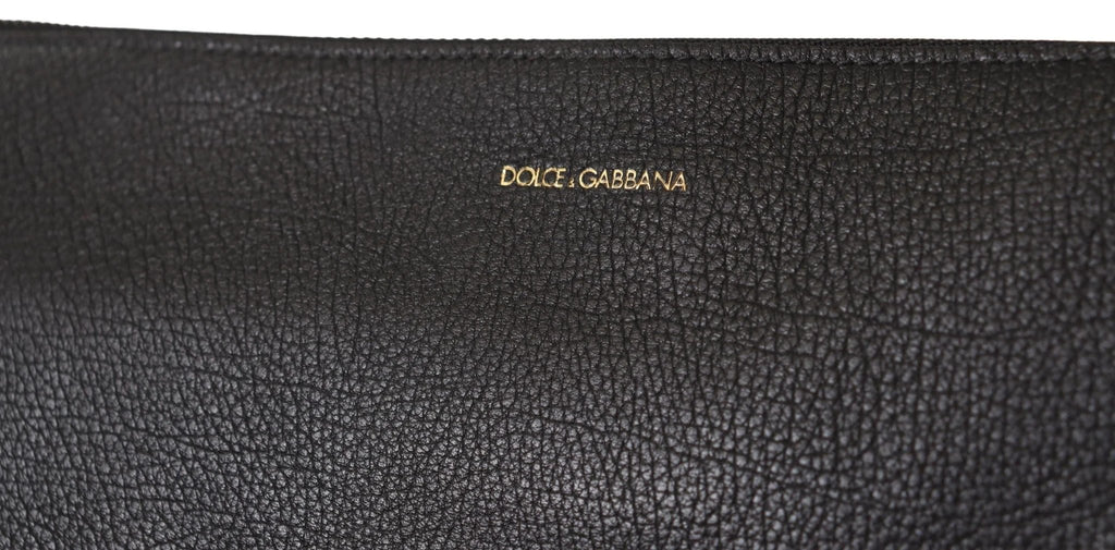 Dolce & Gabbana Black Exotic Leather Shoulder Sling Alta Sartoria Bag by Dolce & Gabbana