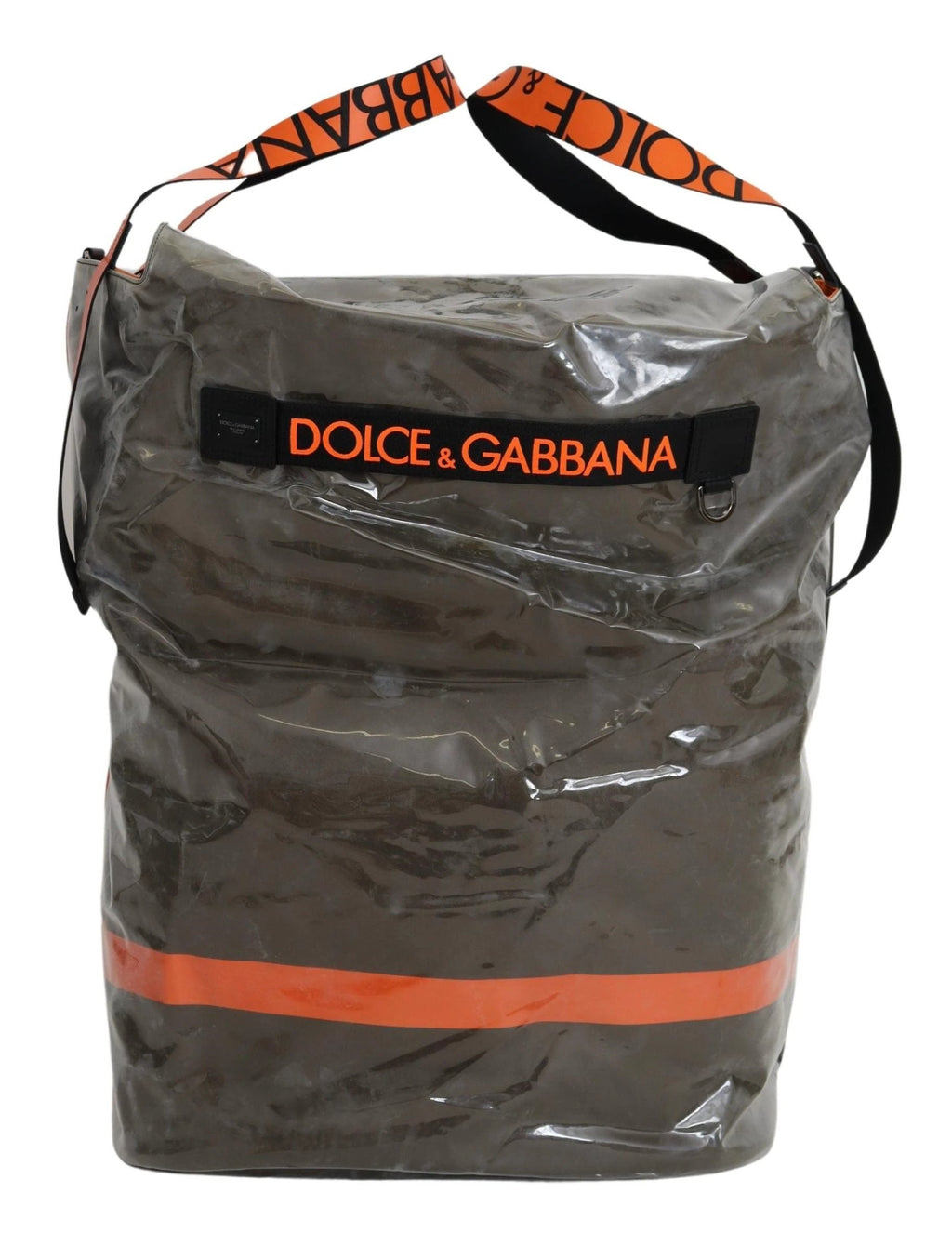 Dolce & Gabbana Cotton Men Large Fabric Green Shopping Tote Bag by Dolce & Gabbana