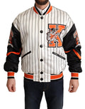 Dolce & Gabbana Multicolor Bomber King Logo #DGMILLENNIALS Jacket by Dolce & Gabbana