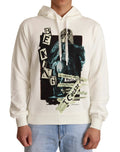 Dolce & Gabbana White King Ceasar Cotton Hooded Sweater by Dolce & Gabbana