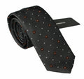 Dolce & Gabbana Gray Patterned Classic Mens Slim Necktie by Dolce & Gabbana