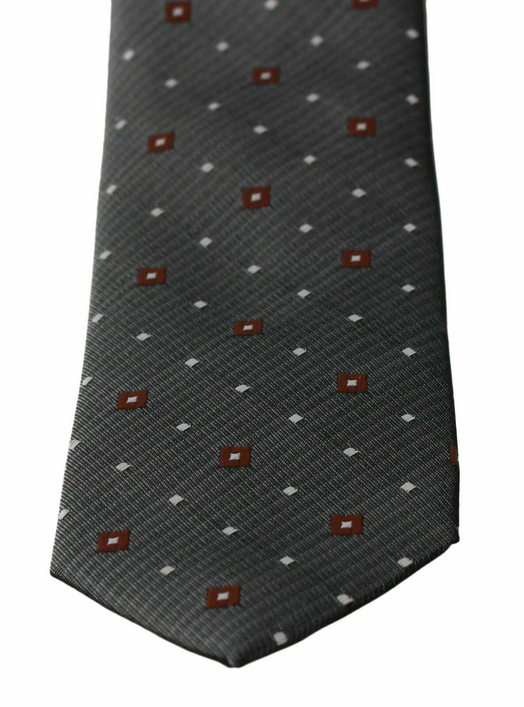 Dolce & Gabbana Gray Patterned Classic Mens Slim Necktie by Dolce & Gabbana