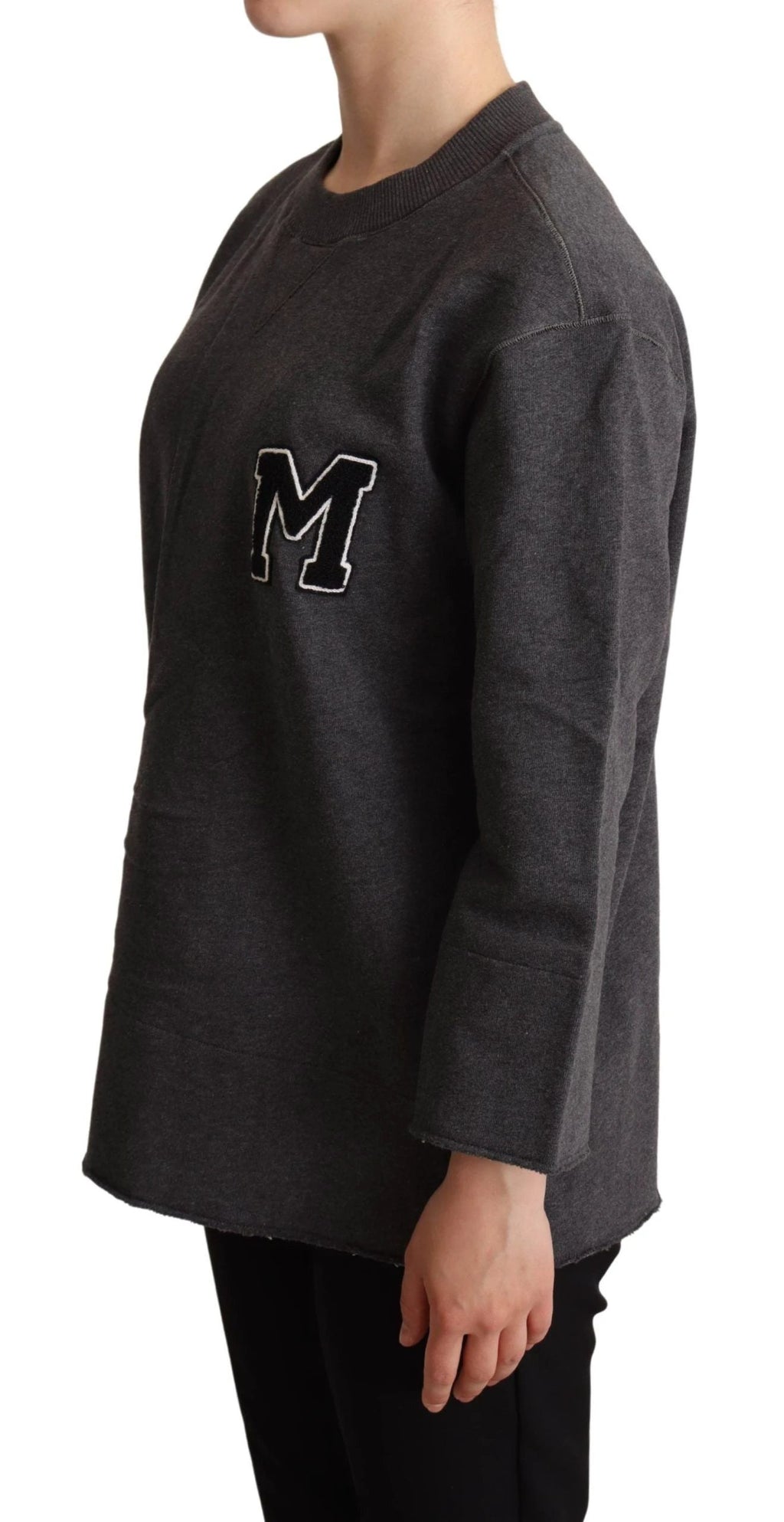 Dolce & Gabbana Gray Embroidered Women Pullover Sweater by Dolce & Gabbana