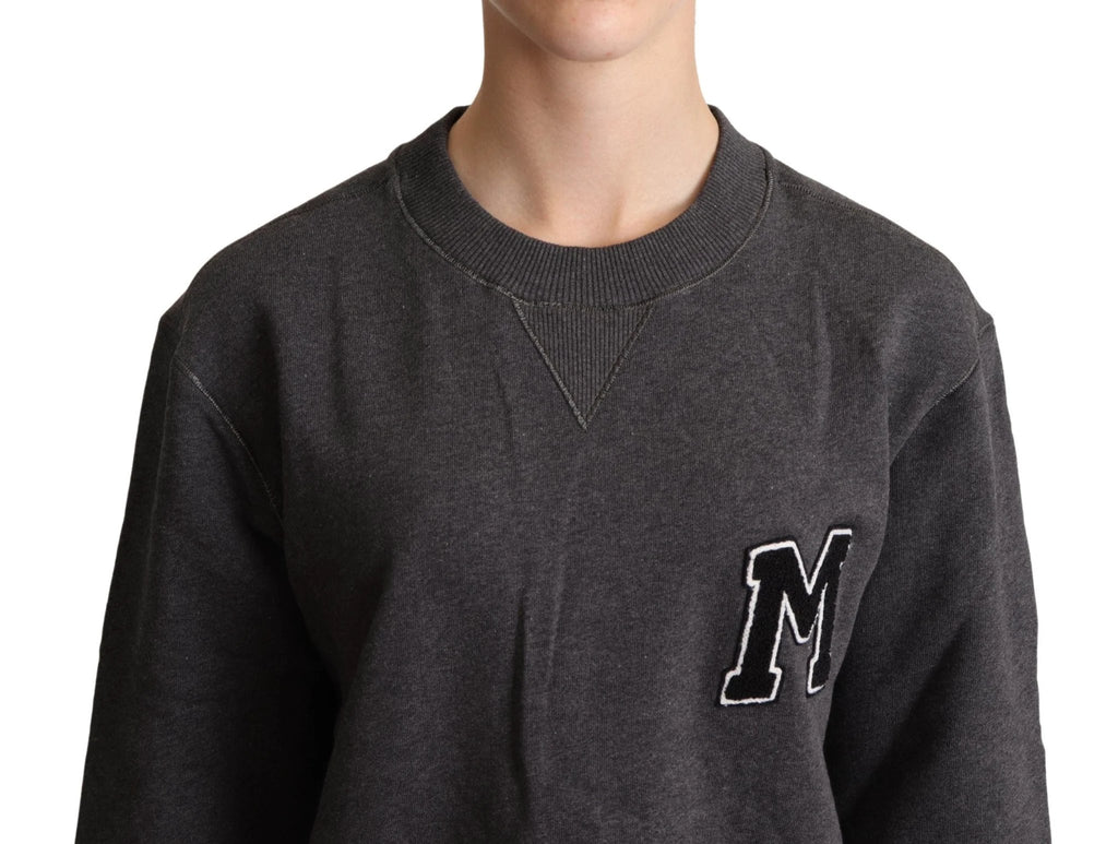 Dolce & Gabbana Gray Embroidered Women Pullover Sweater by Dolce & Gabbana