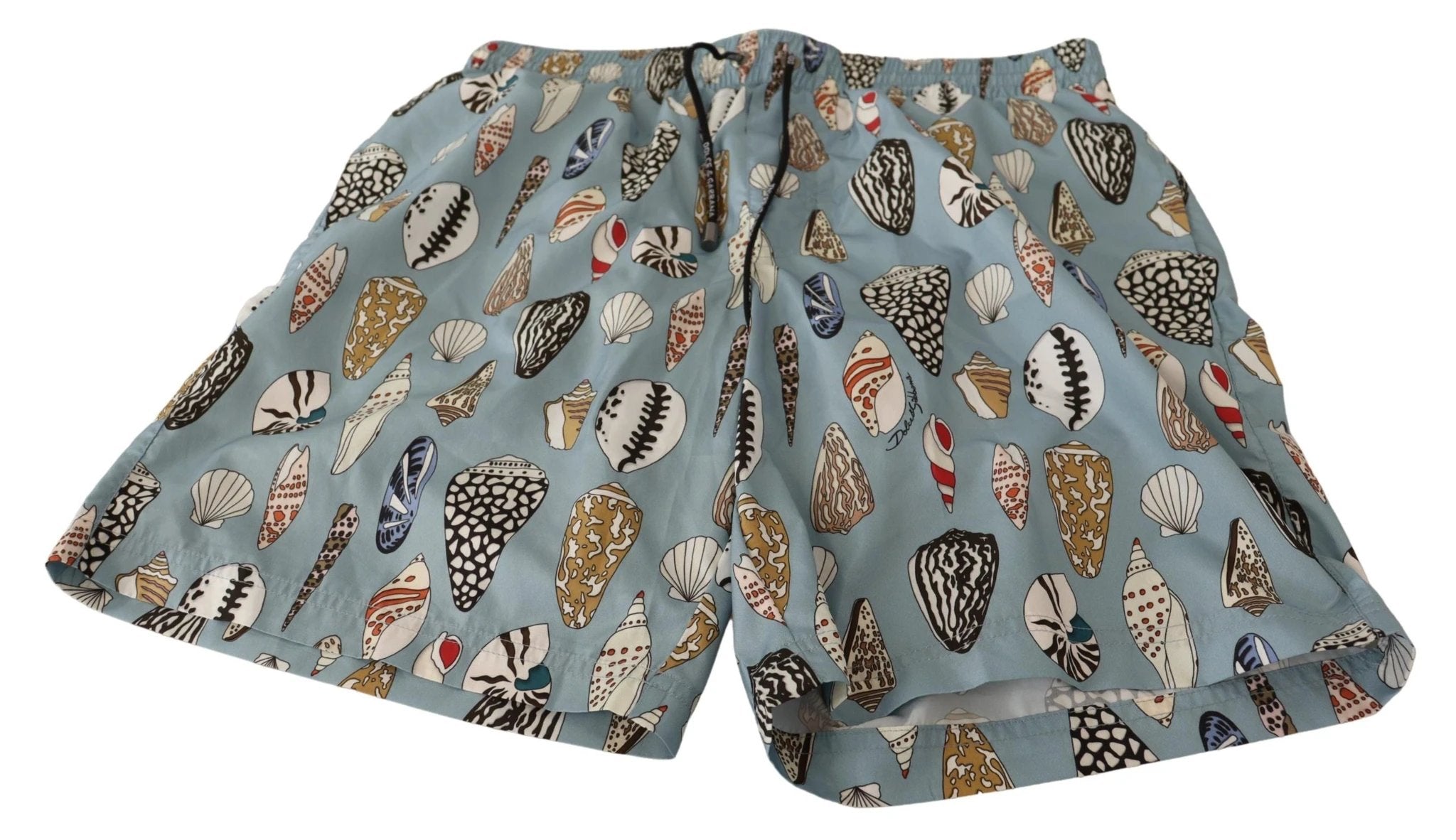 Dolce & Gabbana Blue Seashell Beachwear Swimwear Shorts by Dolce & Gabbana