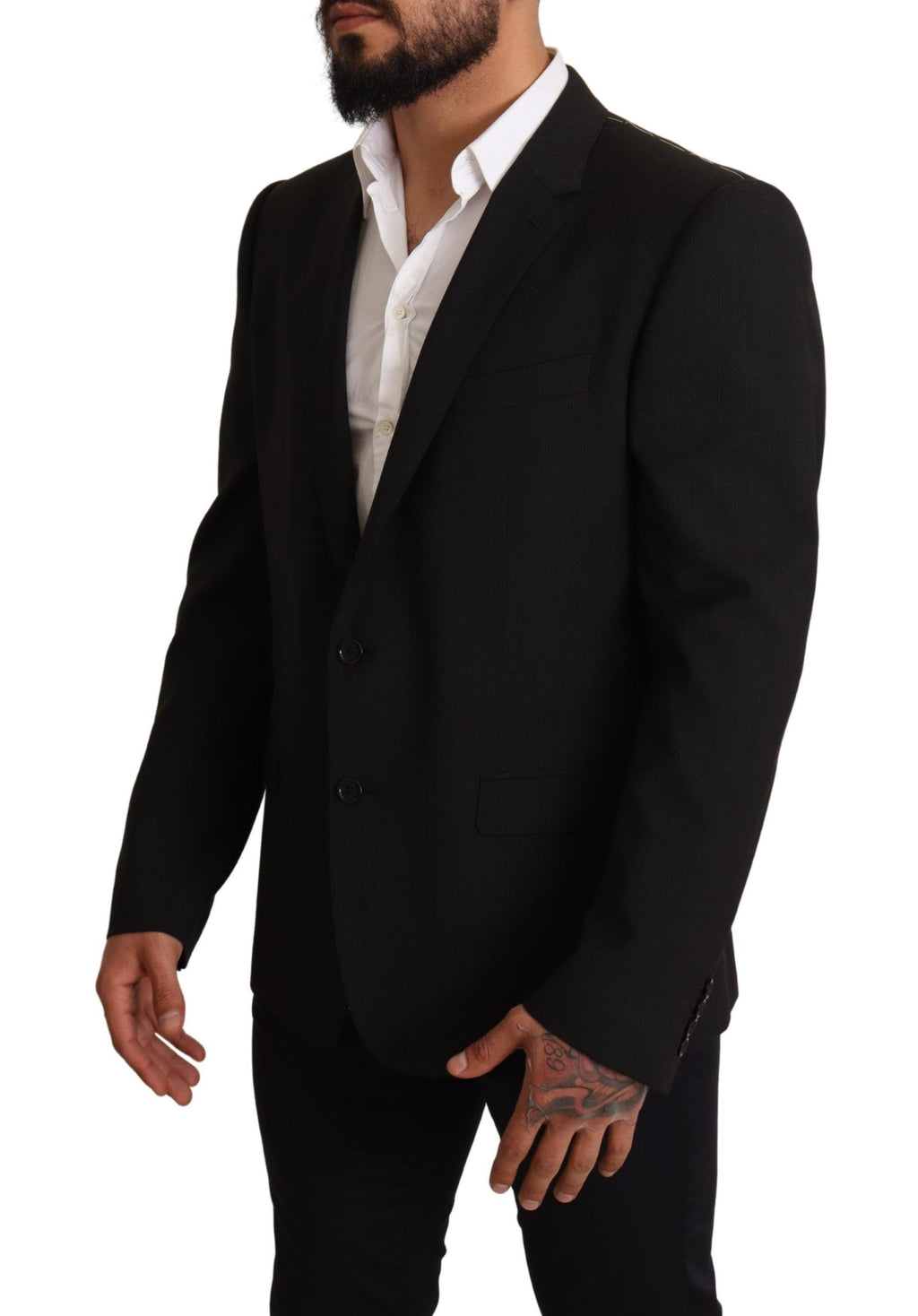 Dolce & Gabbana Black Striped MARTINI Jacket Blazer by Dolce & Gabbana