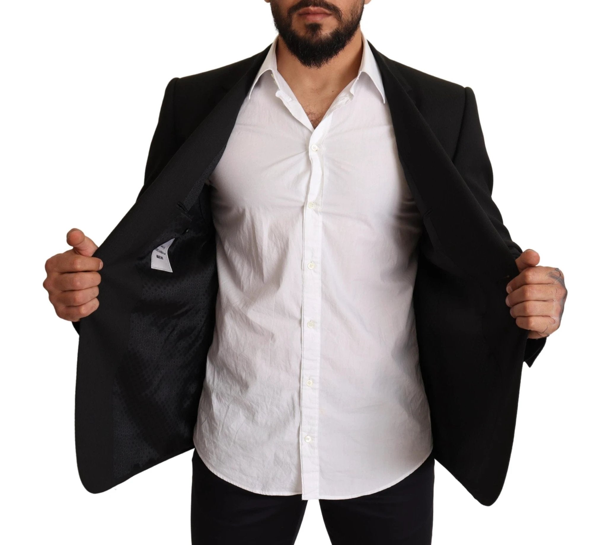 Dolce & Gabbana Black Striped MARTINI Jacket Blazer by Dolce & Gabbana