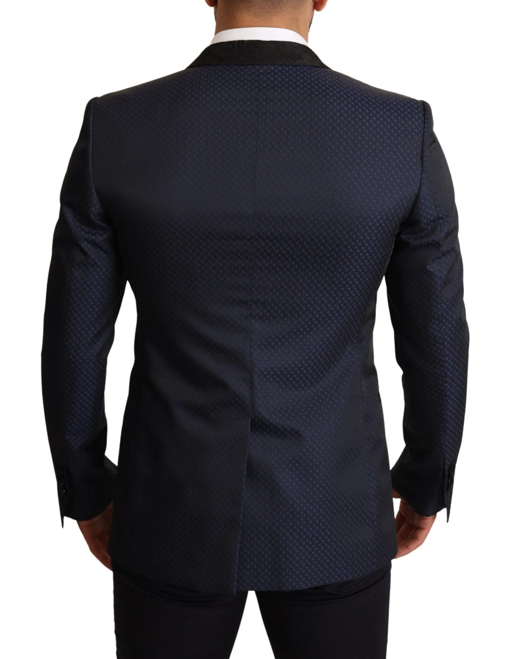Dolce & Gabbana Blue Wool Slim Fit MARTINI Blazer Jacket by Dolce & Gabbana