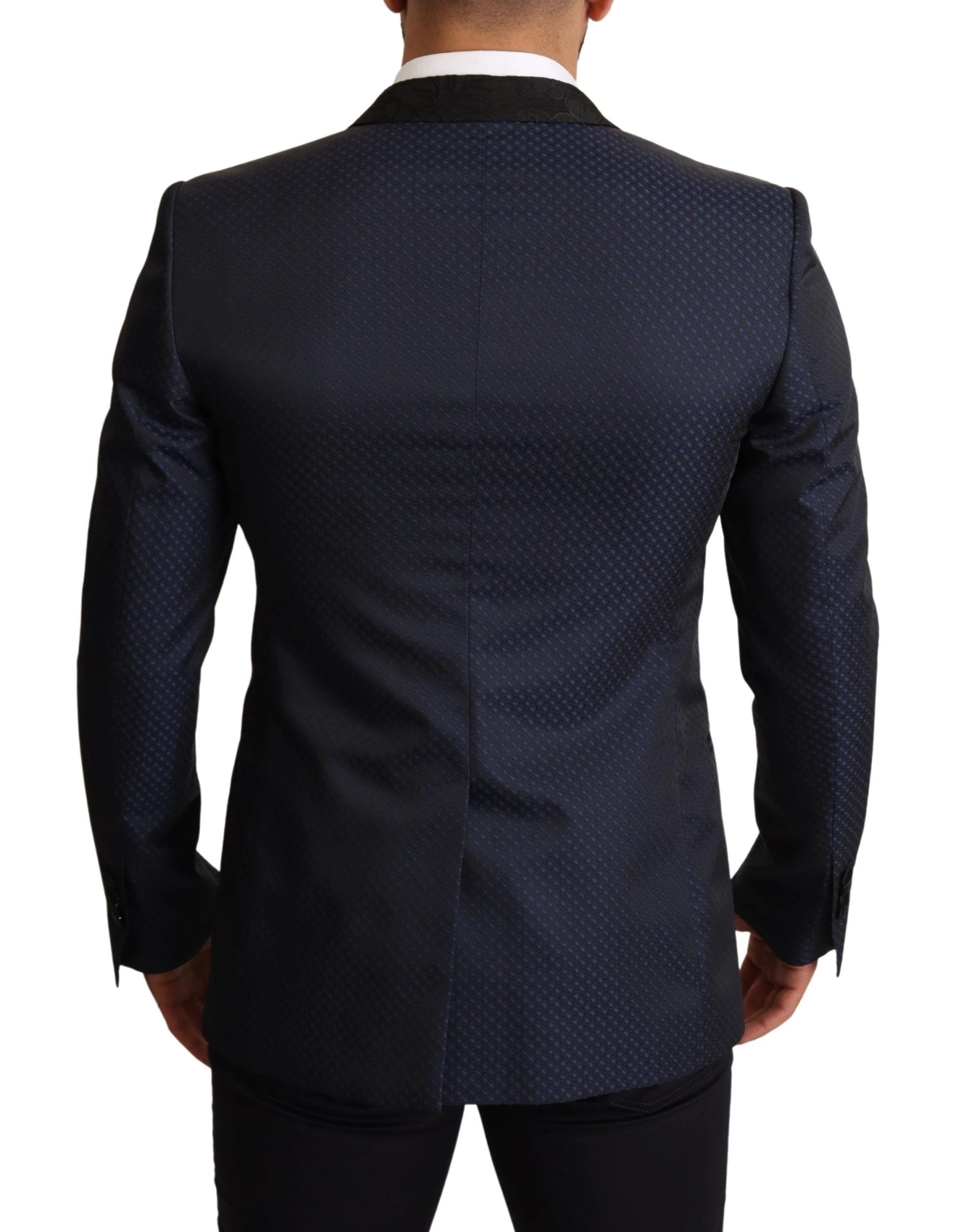 Dolce & Gabbana Blue Wool Slim Fit MARTINI Blazer Jacket by Dolce & Gabbana