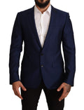 Dolce & Gabbana Navy Blue Slim Fit Jacket MARTINI Blazer by Dolce & Gabbana