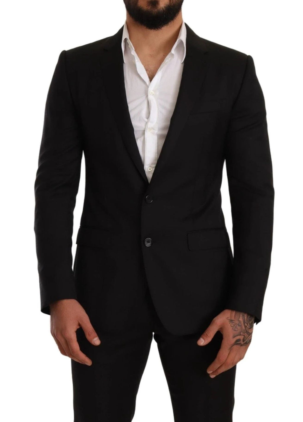 Dolce & Gabbana Black Check MARTINI SLIM FIT 2 Piece Suit by Dolce & Gabbana