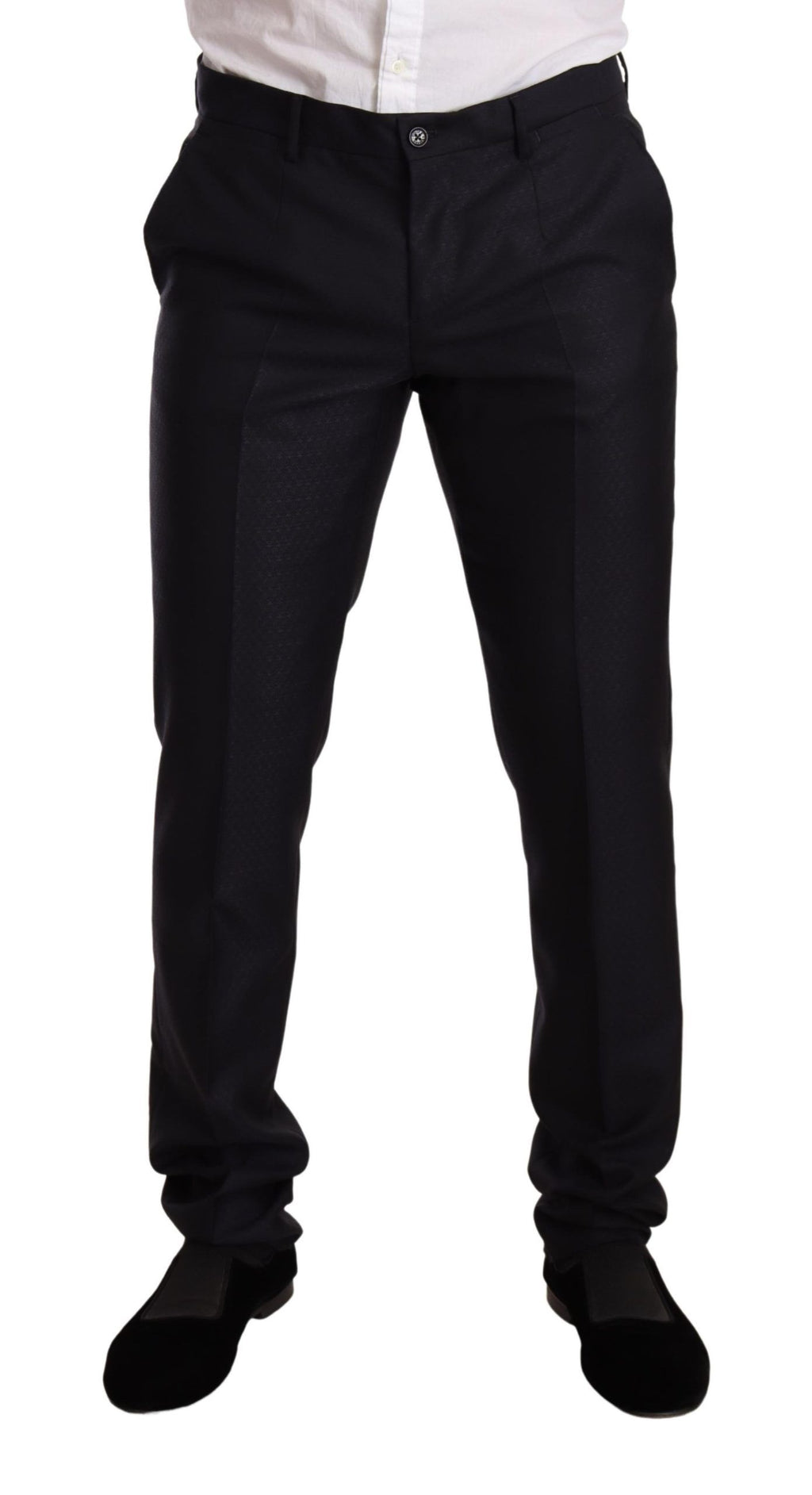 Dolce & Gabbana Blue Pattern MARTINI SLIM FIT 2 Piece Suit by Dolce & Gabbana