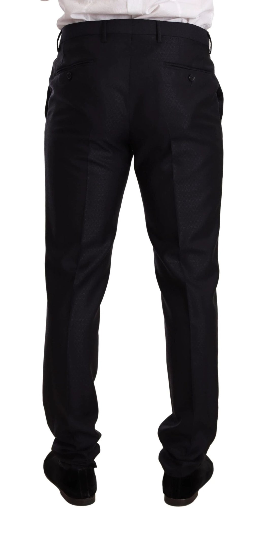 Dolce & Gabbana Blue Pattern MARTINI SLIM FIT 2 Piece Suit by Dolce & Gabbana