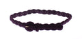 Dolce & Gabbana Purple Cotton Gold Logo Waist Belt by Dolce & Gabbana