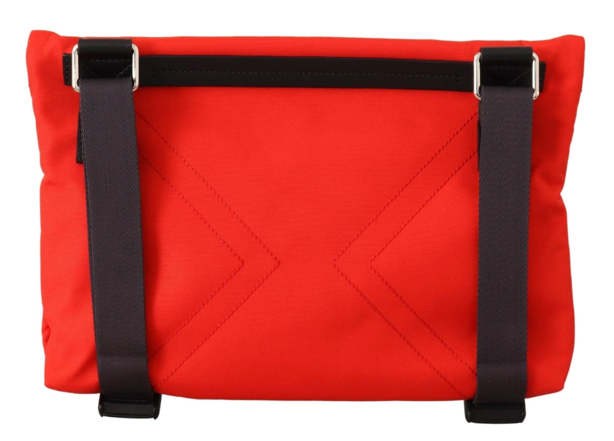 Givenchy Red Polyamide Downtown Flat Crossbody Bag by Givenchy