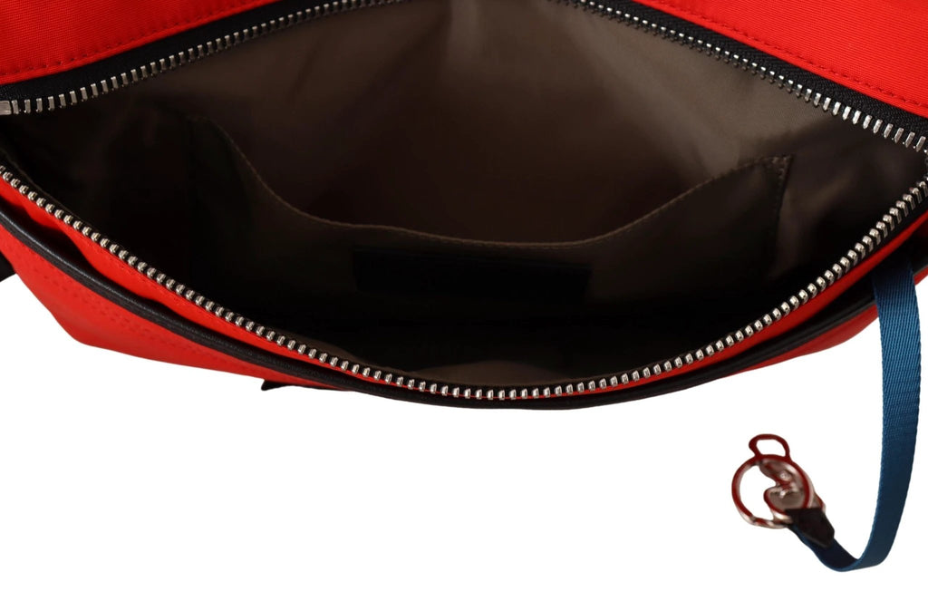 Givenchy Red Polyamide Downtown Flat Crossbody Bag by Givenchy